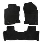 Car Floor Mats Custom Fit for 2015-2021 Lexus NX300 /NX300h /NX200t Black Rubber Auto Liner Mats All Weather Protection Heavy Duty Odorless 30019