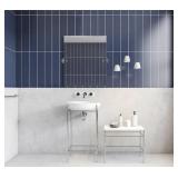 Allied Brass Pipeline Collection Frameless Rectangular Mounted Tilt Wall Mirror 34346 - Retail: $175