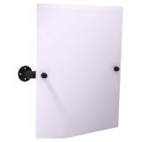 Allied Brass Pipeline Collection Frameless Rectangular Mounted Tilt Wall Mirror 34346 - Retail: $175