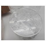 Clear plastic Food Display Cups Set Nesting With jo - Retail: $15