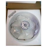 Modern Simple Lotus Leaf Flower Ceiling Lamp Screw G9 Iron Walnut Grain 290833