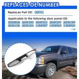 80994 Front Door Armrest Repair Kit Driver Side with Release Handle Chevy 400545