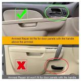 Front Driver Side Armrest Repair Kit Chevrolet GMC Silverado more 2010-13  32561
