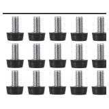 8-17220 EZALOR M8 Thread Adjustable Furniture Levelers Screw in Threaded 15 Pcs
