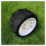 metaball 7Ã4 inch Outdoor Single Replacement Tire Wheel for All-Terrain Wagons 290527