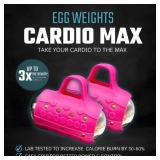 3lb Egg Weights Pink Hand Grip With Bag - Retail: $48
