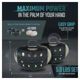 3lb Egg Weights Pink Hand Grip With Bag - Retail: $48