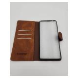 SUANPOT Leather Wallet Phone Case for Moto g and 5G - Retail: $15