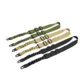 Rifle Sling Tactical 2 Point Elastic Gun Sling Quick-Adjust With Metal Buckle NEW GREEN