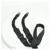 Rifle Sling Tactical 2 Point Elastic Gun Sling Quick-Adjust With Metal Buckle NEW GREEN