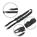 Rifle Sling Tactical 2 Point Elastic Gun Sling Quick-Adjust With Metal Buckle NEW GREEN