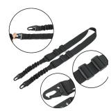 Rifle Sling Tactical 2 Point Elastic Gun Sling Quick-Adjust With Metal Buckle NEW GREEN