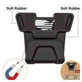 Magnetic Pistol Holder Mount with Trigger Guard Polymer