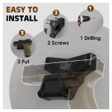Magnetic Pistol Holder Mount with Trigger Guard Polymer