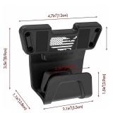 Magnetic Pistol Holder Mount with Trigger Guard Polymer