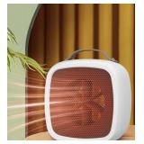 NEW Small Space Heater 500W Personal Desktop Heater 360 Heat