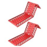 NEW 2pcs Foldable Car Escape Mat Non-Slip Pad for All-Weather Auto Traction Mat