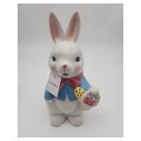 Illuminated Mr. Cottontail Ceramic Bunny Figurine - Retail: $25