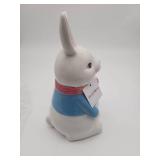 Illuminated Mr. Cottontail Ceramic Bunny Figurine - Retail: $25