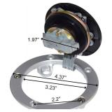 Aluminum Motorcycle Gas Cap Tank Cover Lock For Kawasaki Ninja Z800 more  24-26267