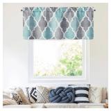 Thermal Insulated Rod Pocket Valance Curtains Blackout 50\" W x 18\" L, 1 Panel  1-24455