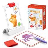 Osmo - Monster Starter Kit for iPad, Ages 5-10, 3 Educational Games, Learn Creative Drawing, Cartoon Drawing, Physics Toy, Erasable Drawing Board, STEM Toys - Retail: $40