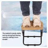 NEW Portable Chair Foldable Ultra-Light Compact With Bag Zippered Bag GREEN