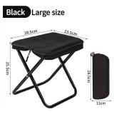 NEW Portable Chair Foldable Ultra-Light Compact With Bag Zippered Bag GREEN