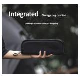 NEW Portable Chair Foldable Ultra-Light Compact With Bag Zippered Bag GREEN