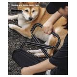 NEW Portable Chair Foldable Ultra-Light Compact With Bag Zippered Bag GREEN