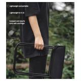 NEW Portable Chair Foldable Ultra-Light Compact With Bag Zippered Bag GREEN