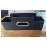 NEW Car Storage Box Cup Holder Seat Back Phone Tissue Organizer PU Leather BROWN