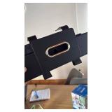 NEW Car Storage Box Cup Holder Seat Back Phone Tissue Organizer PU Leather BROWN