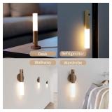 Indoor Wireless Magnetic USB Rechargeable Smart Indoor Motion Sensor Wall WALNUT