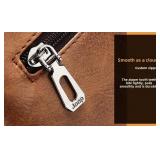 NEW Crossbody PU Leather Waterproof Business Men Shoulder bag BLACK - Retail: $40