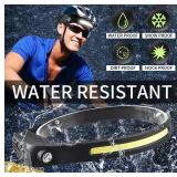 NEW Rechargeable Head lamp light with COB Waterproof Sensor LED Headlamp