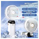 USB Rechargeable Small Pocket Handheld Long Lasting Desk Fan and phone charger
