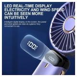 USB Rechargeable Small Pocket Handheld Long Lasting Desk Fan and phone charger