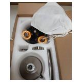 KINSE Shower Faucet Set, 5 Spray Rain Shower Fixtures, 5inchShower Head and HandleSet, Brushed Nickel shower kit with valve and shower head