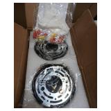 KLSS Modern Black Farmhouse Clear Glass Cylinder Pendant Light Fixture,Island Lights for Kitchen,Mini Pendant Lighting for Kitchen Island Decor - 4.75 Inch Shade 58 Inch Cord (Black 2 Pack)