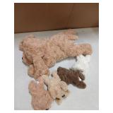 PixieCrush Adopt Me Dog Stuffed Animals for Girls Ages 3 and Up - Plush Labradoodle Dog Pillow with 4 Surprise Puppies Inside - Soft Puppy Toys for Kids - Cute Dogs Plush Set for Imaginative Play