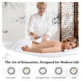 Miula Lymphatic Drainage Massager with 9-Level Heat & Red Light-Wireless Gua Sha Tool for Muscle Relaxation, LCD Display, Type-C Fast Charging Portable Cupping Massager