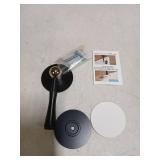 Strong Magnetic Door Stop, Spring Door Stoppers for Wall, Adhesive & Screw in Magnetic Door Catch, Door Holder to Keep Door Open, 4.2in, Rust-Proof, Black