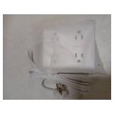 Surge Protector Power Strip, 6 Ft Flat Plug Extension Cord with 8 Outlets 4 USB Ports (2 USB C), 1080J Multi Plug Outlet Extender, Wall Mount Desk USB Charging Station for Home Office Dorm Essentials