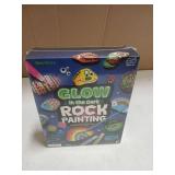Dan&Darci Kids Rock Painting Kit - Glow in The Dark - Christmas Gifts Arts & Crafts for Boys and Girls Ages 6-12 - Craft Activities Kits - Creative Art Toys for 6, 7, 8, 9, 10, 11 & 12 Year Old Kid