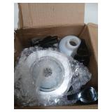 JOJOCOSMO Massage Oil Warmer Digtal Lotion Warmer for SPA, Automatic Oil Warmer For Massage Oil Lotion Cream Heater for Salon, Home, with Two Oil Bottle Dispenser (black)