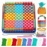 CCTVRTV Weaving Loom Kit Toys for Kids and Adults, Potholder Loops DIY Arts and Crafts for Boys and Girls Ages 5 6 7 8-12 13, Easy Potholder Loom Knitting Kits Gifts for Beginners, 252 Craft Loops