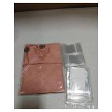 Verkigle Travel Jewelry Organizer, A5 Binder Jewelry Storage Book with Pockets, Foldable Earring Holder with Clear Jewelry Bags for Ring, Studs and Bracelet(70 Grids+70 Thicken PVC Bags)