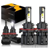 XWQHJW Compatible for Ford F150 Bulbs Fog Lights 2004 2005 2006 2007 2008 2009 2010 2011 2012 2013 2014, Plug n Play, Powersports Bulbs for Off road