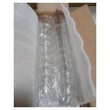 CALBODE 40 Dessert Cups with Spoons Sets, 5 OZ Mini Clear Plastic Parfait Cup for Party, Diposable Dessert Goblets for Fruit Mousse Pudding Appetizer Dessert Shooter Cups for New Year Party